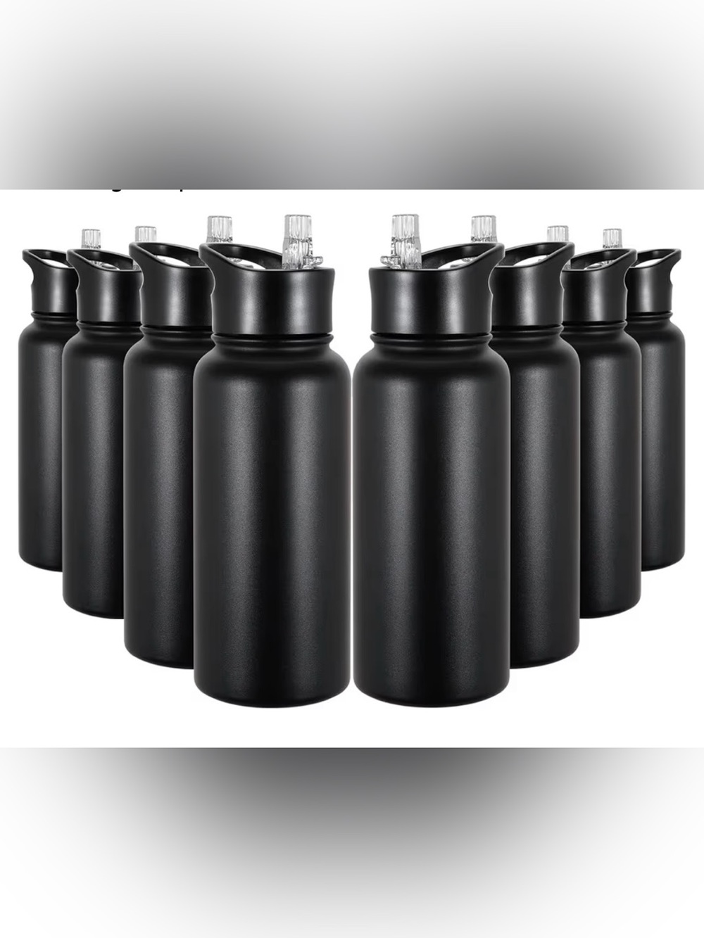 32 oz Insulated Water Bottle Bulk 8 Pack,